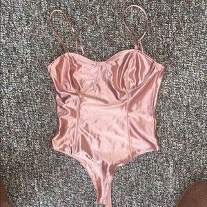 Sexy Satin Bodysuit